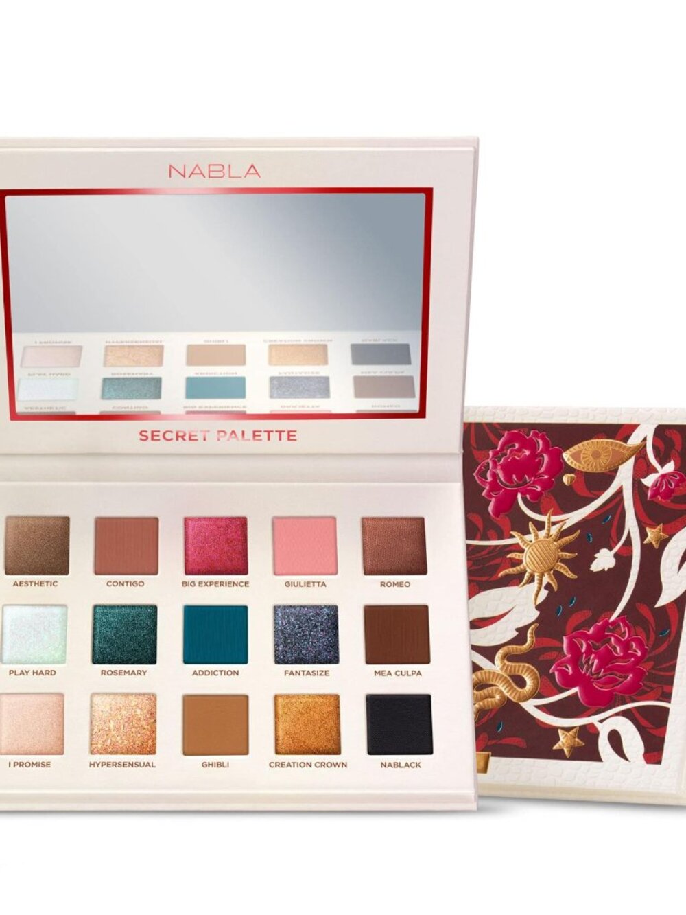Nabla Secret Palette NIB Soft Glam Eyeshadow